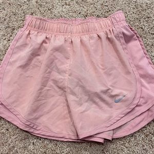 Nike light pink shorts